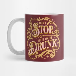 Funny Alcohol T Shirt Retro Drinking Mug